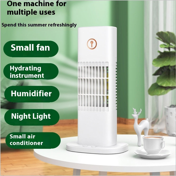 Mini Air Conditioner Fan USB Spray Household