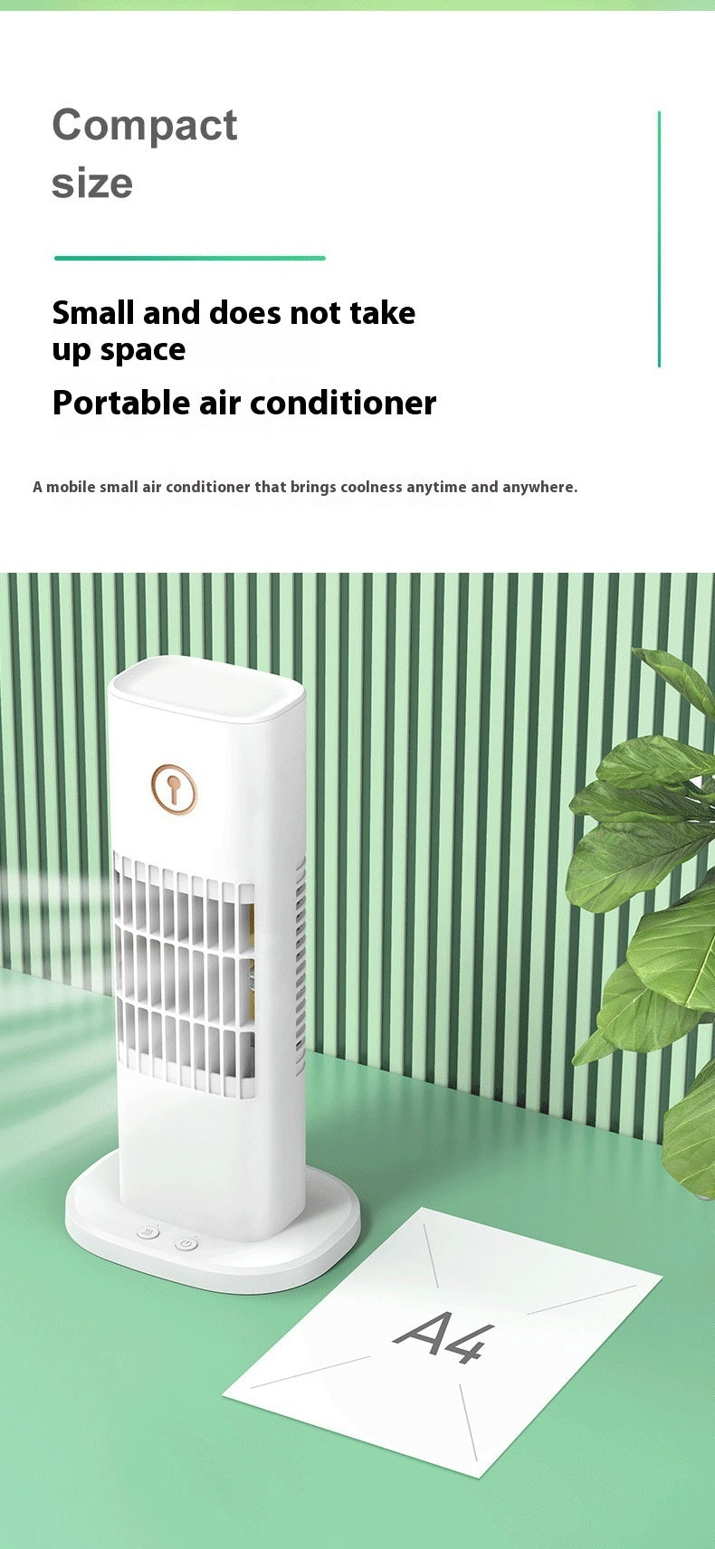Mini Air Conditioner Fan USB Spray Household