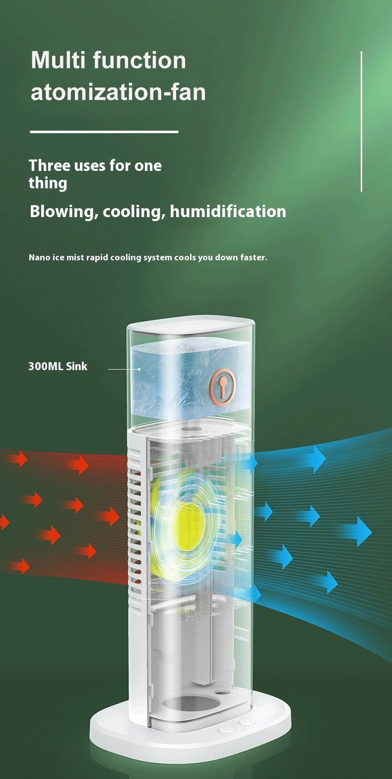 Mini Air Conditioner Fan USB Spray Household