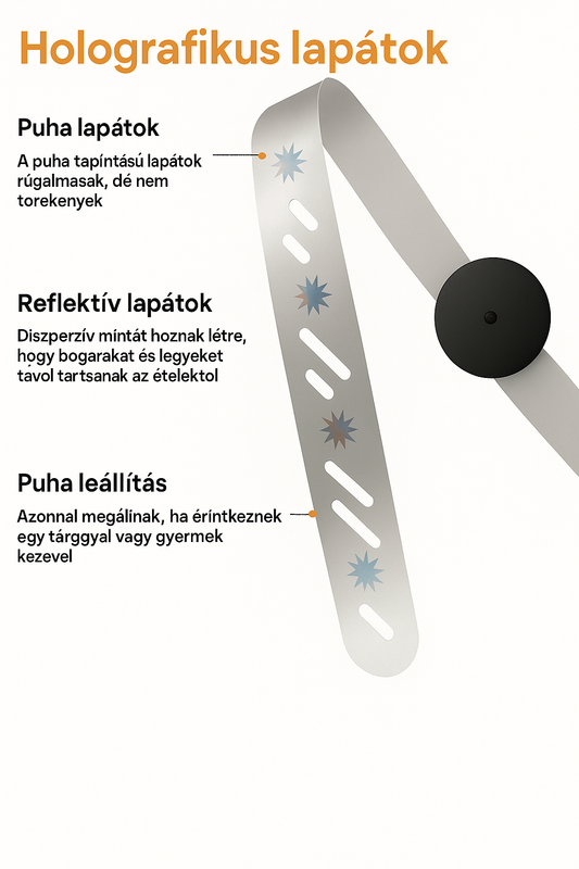 Teleszkópos Légyriasztó Holografikus Lapátokkal